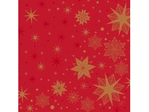 Serviet Dunilin 40 X 40 Cm Airlaid Stargazing Red,45 Stk/Pk
