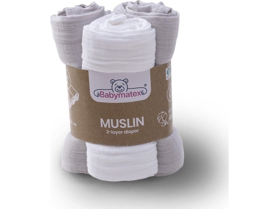 Muslin-ble 3-pak 70x80