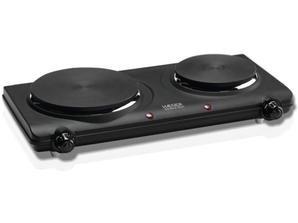 Haeger HP-02B.013A Double Disc Elektroplitina ar 2 sildelementiem 2250W | Vitvaror - Spishäll - Fristående hällar | GameStuff