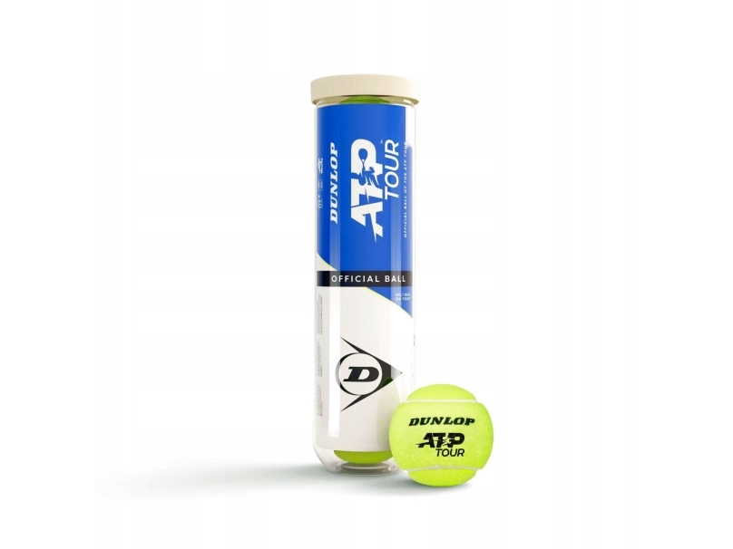 Tennis balls DUNLOP ATP OFFICIAL TOUR Premium 4-tube ITF