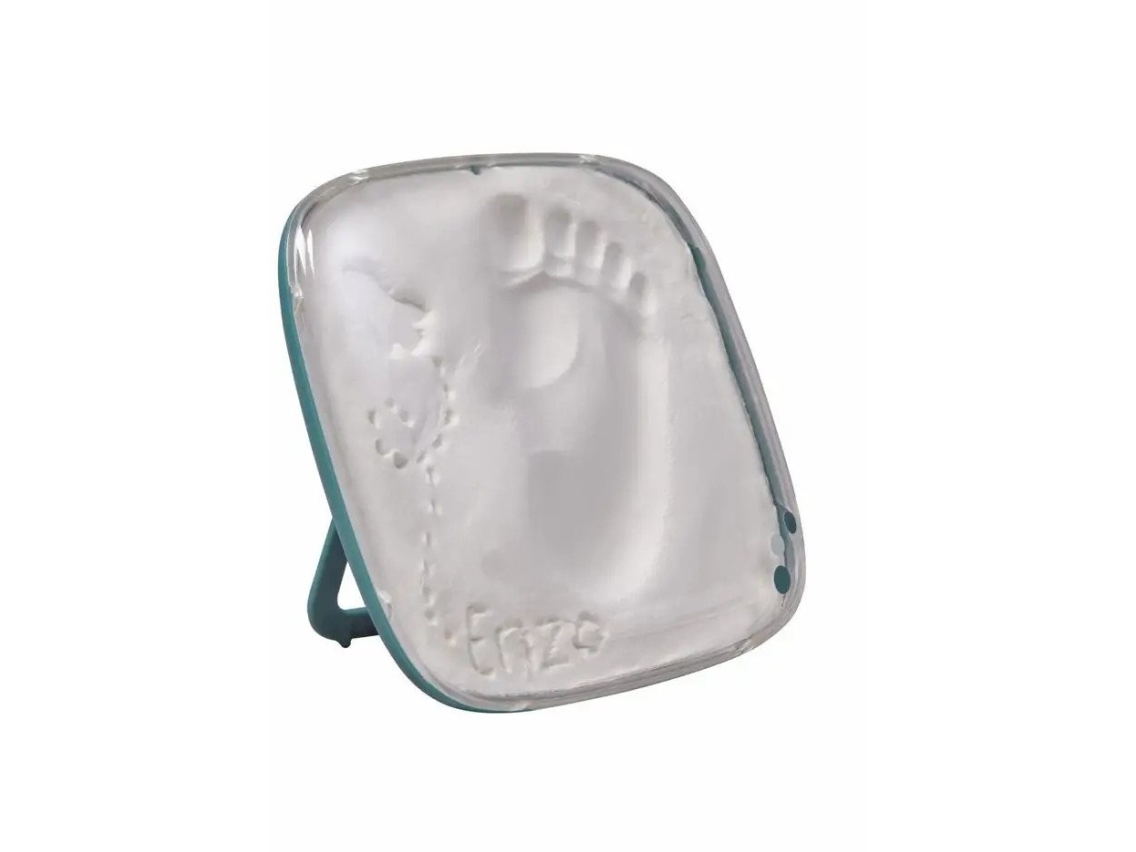 Baby Art Hello Baby Galactic Green Fodaftrykssæt + Bubabloon-Ballon Med Cover Rød