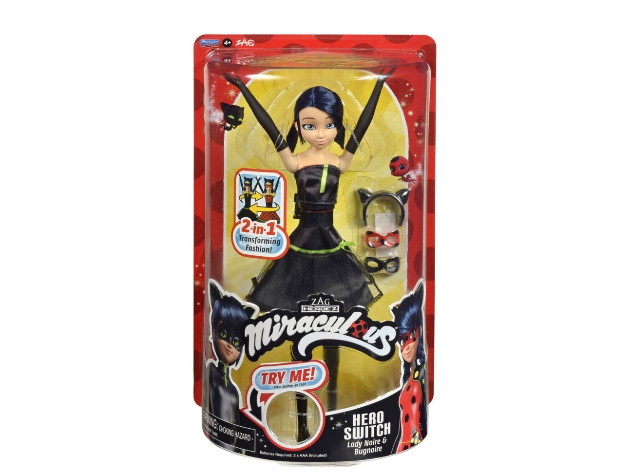 Miraculous Fashion Hero Switch Doll 26 Cm