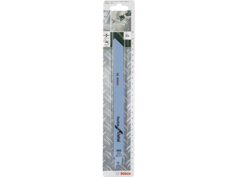 Bosch 2 609 256 707, Rør, Profil, Blik (Tynd), 2 Mm