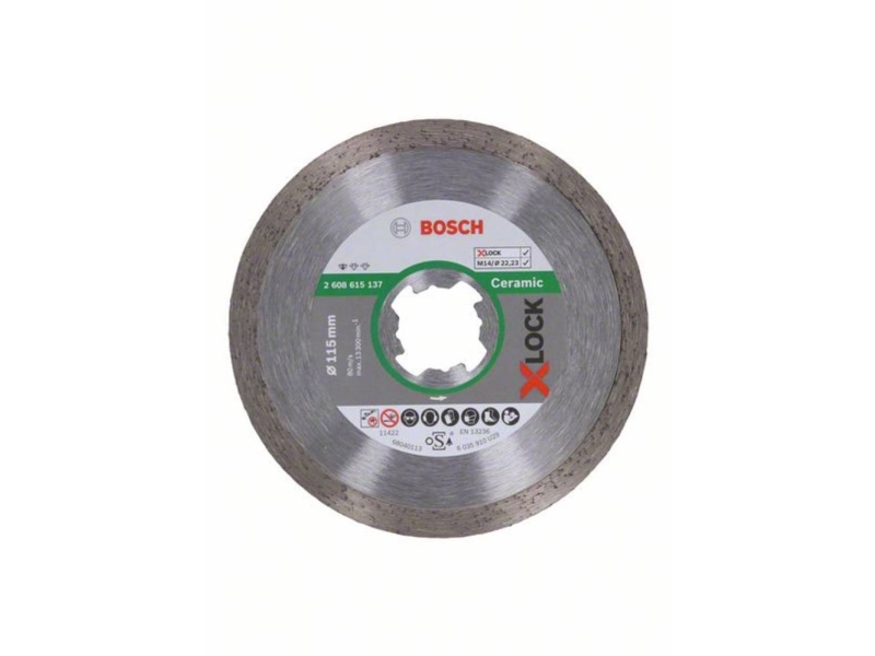 Bosch Diamantskive X-Lock Std Ceramic 115Xmm