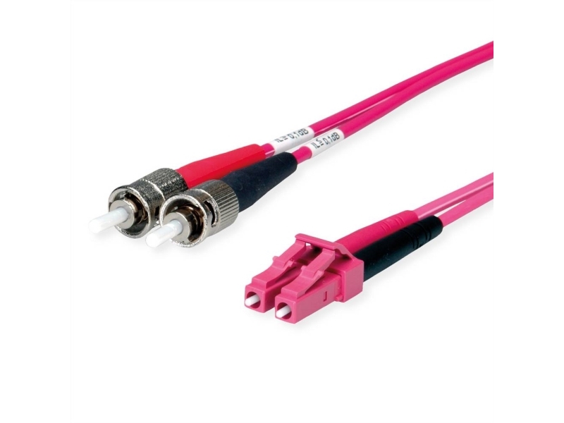Telegärtner 100012102 Valokaapeli Liitäntäkaapeli [1x ST-liitin - 1x LC-liitin] 50/125 µ Multimode OM4 1,00 m
