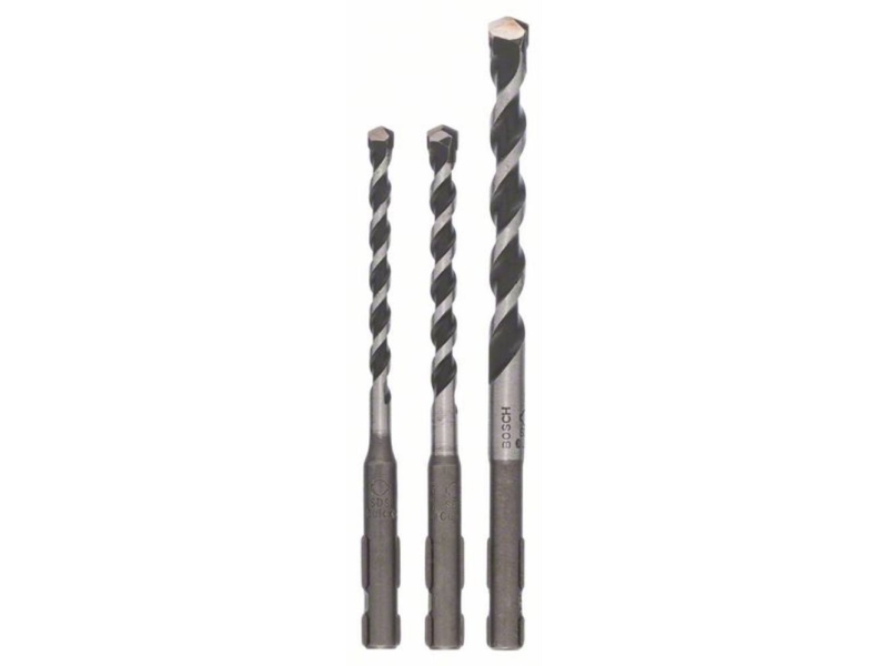 Bosch 2609256918, Rotationshammer, Bohrerbit-Set, Multi, Sds-Quick, 3 Stück(E)