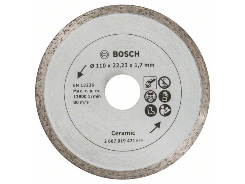 Bosch - Diamantskæreskive - For Keramik - 110 Mm