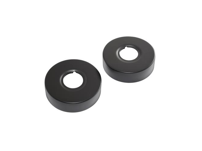 GUSTAVSBERG Matt svarta rosetter i set med 2 stycken mått: Ø72 mm x 20 mm | VVS Artiklar - Rör & Kopplingar - Rosetter och bussningar | GameStuff