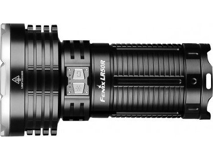 Fenix Lr50r, Hand-Blinklicht, Schwarz, Ip68, Led, 4 Lampen, 50000 H