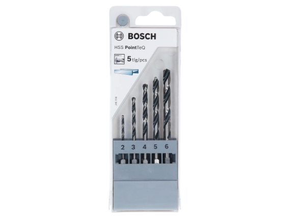 Bosch Hss Twist Drill Bit Pointteq Sey, Bohrer, Bohrer Mit Spitzmeißel, Metall, 5 Stück(E)