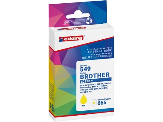 Edding Edd-476, Gelb, 8 Ml, 1 Stück(E), 665 Seiten, Einzelpackung