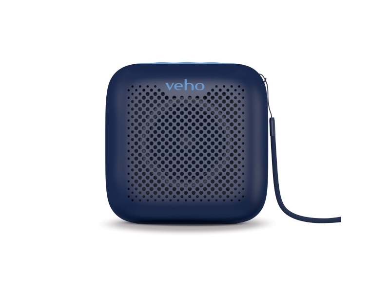 Veho Mz-4 Portable Bluetooth Speaker-Bl, 1-Weg, Kabellos, Blau