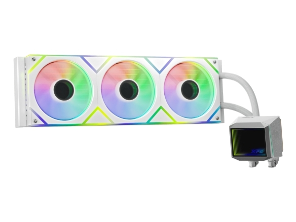 XPG LEVANTE II 360, Allt-i-ett vätskekylare, 12 cm, Vit | Datorkomponenter - Kylning & moddning - Chassi fläktar | GameStuff