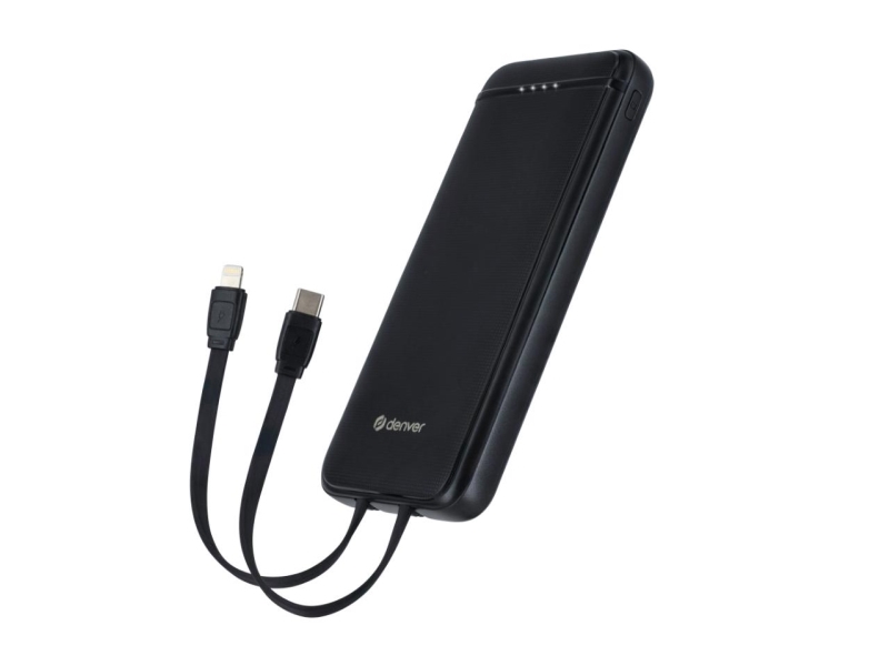 Denver PQCA-10320, 10000 mAh, Svart