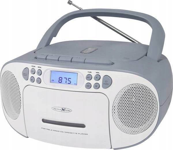 Reflexion Rcr2260 Bærbar Cd-Afspiller (Rcr2260 Hvid/Blå)