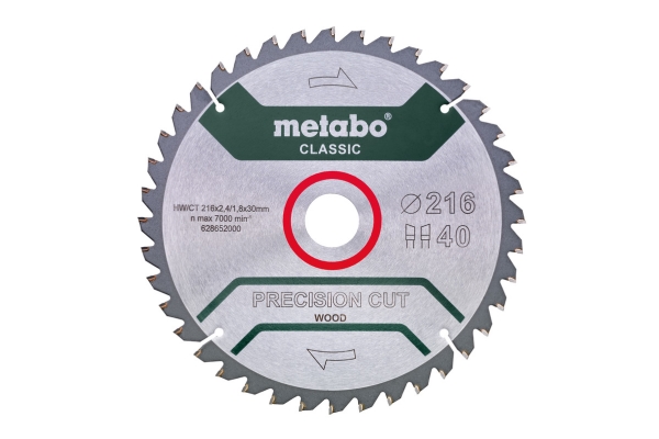 Metabo Precision Cut Wood Classic 628657000 Kreissägeblatt 305 X 30 X 1,6 Mm Anzahl Der Zähne (Pro Zoll): 56 1 St