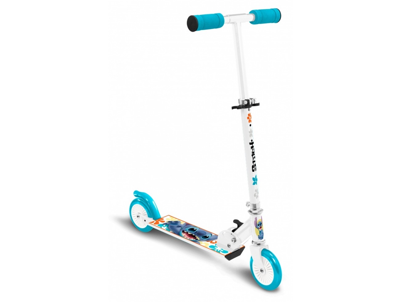 Disney Stitch hopfällbar sparkcykel | Utomhusleksaker - Gå / Löpande fordon - Gå fordon | GameStuff