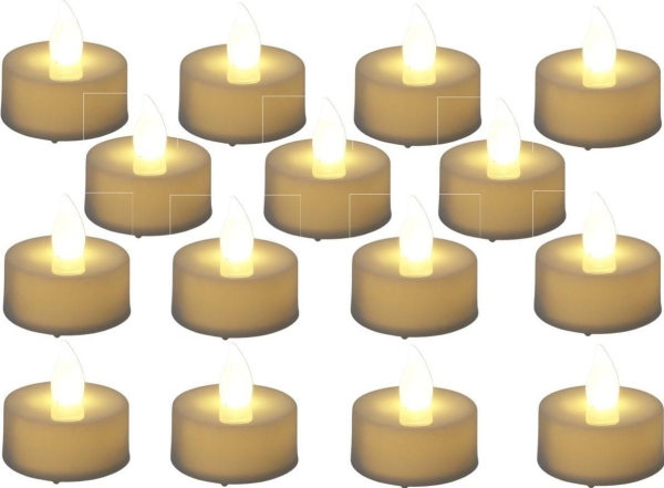 SÆT MED 15 LED-LYS MED FYRFADSLYS