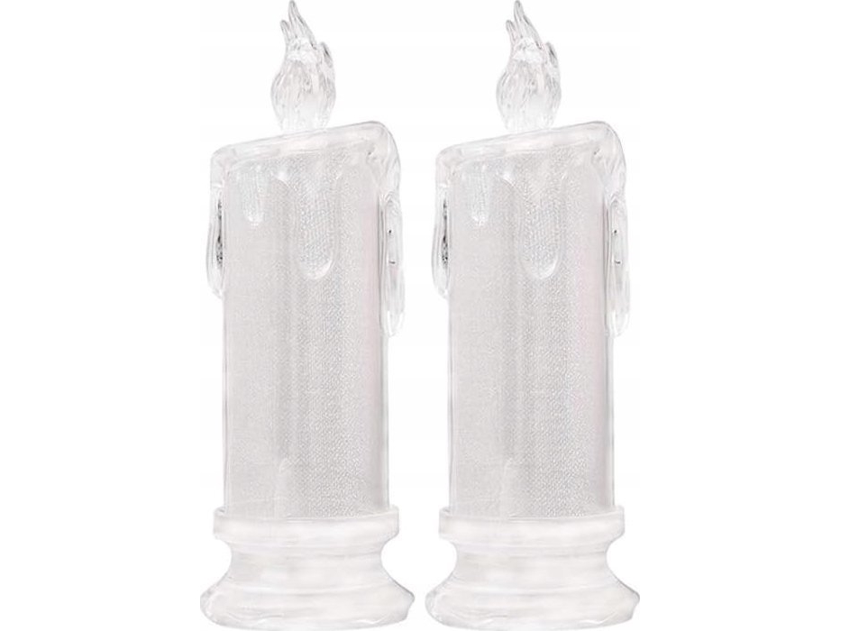 Christmas Gifts dekorativt stearinlys 5x11 cm med LED
