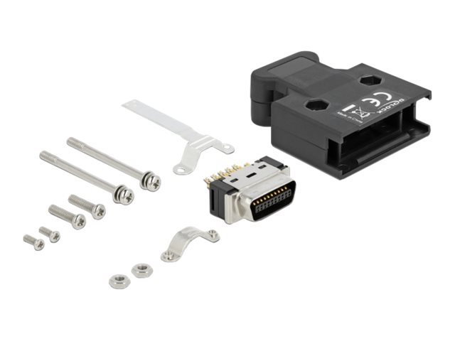 Delock - Data-Konnektor - 20-Pin Mdr (Han) Loddet