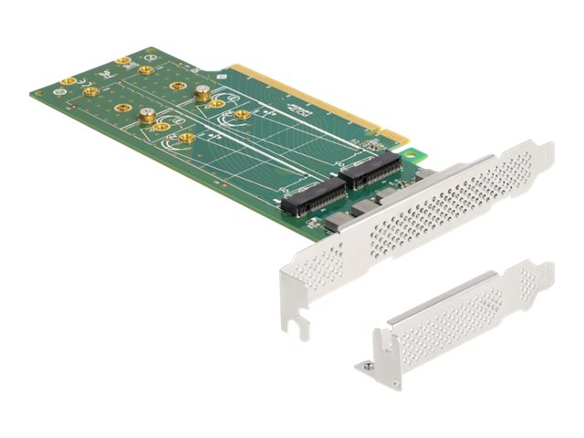 Delock Pci Express 4.0 X16 Karte Zu 4 X Intern Nvme M.2 Key M 110 Mm - Bifurcation - Low Profile Formfaktor