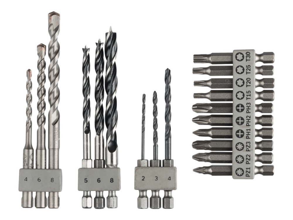 Bosch Bor/bitsæt Til Uneo 19 Dele - 2609256989