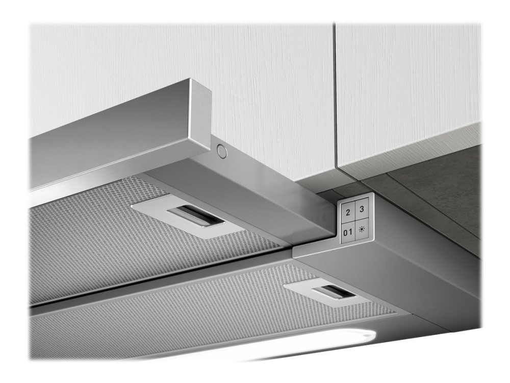 Elica Elite 14 LUX GRIX/A/50 - Hætte - teleskopisk - bredde: 49.8 cm - udtrækning og recirkulation (-) - rustfrit stål