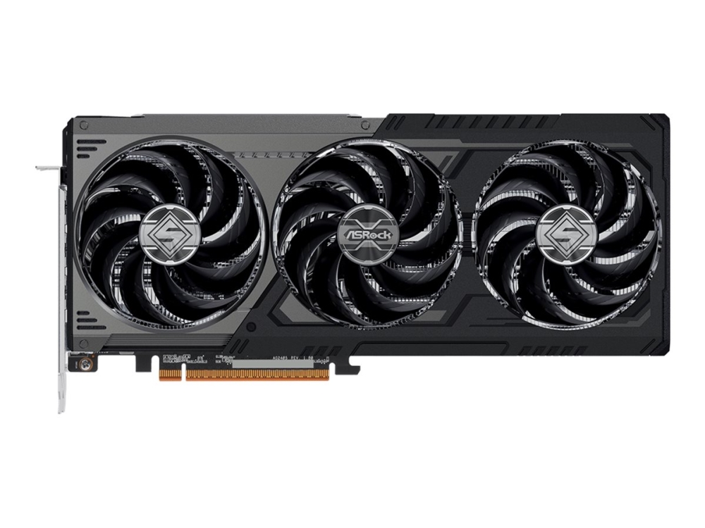 Asrock Steel Legend Radeon Rx 9070 Xt Dark 16Gb - Grafikkort - Radeon Rx 9070 Xt - 16 Gb Gddr6 - Pcie 5.0 X16 - 3 X Displayport, Hdmi - Boks
