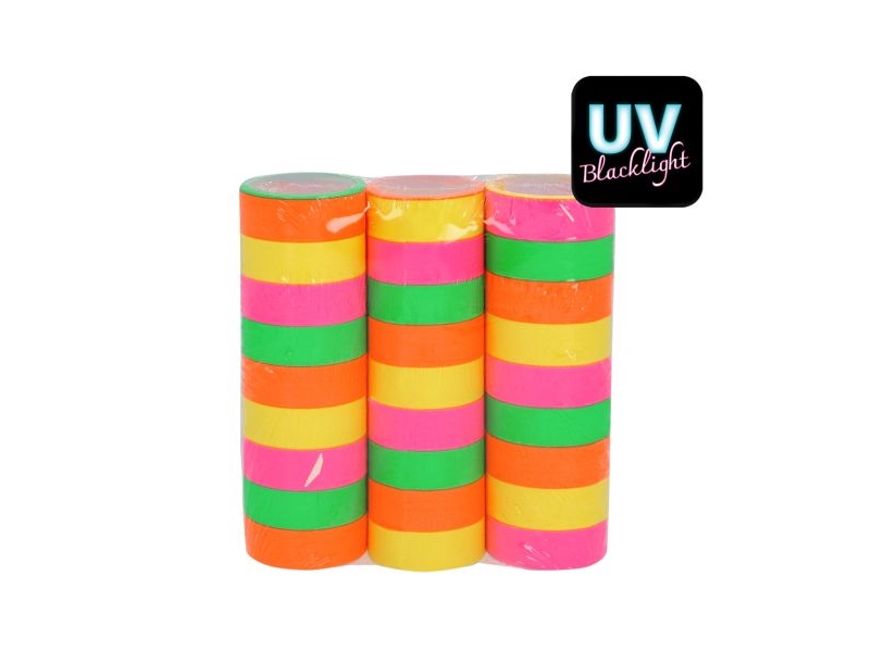 Neon UV-streamers 3 st | TV, Ljud & Bild - Musikstudio - Effekt utrustning | GameStuff