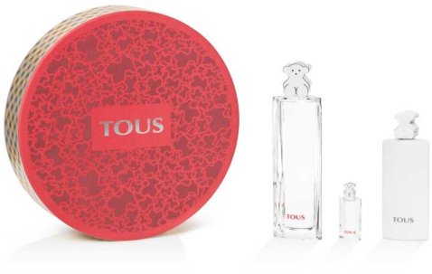 Tous Eau De Toilette Set 90Ml Vaporizer + Miniature 4.5Ml + Perfumed Body Lotion 100Ml