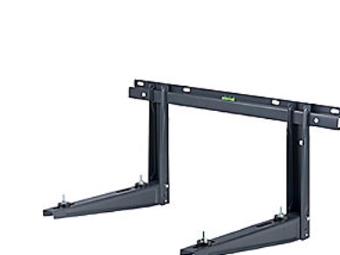 ECO 140 vægkonsol - 140 kg, H: 420 mm, D: 465 mm, L: 800 mm, Sort RAL 7016 | Ventilation & Klimat - Värmepumpar - Tillbehör till värmepumpar | GameStuff