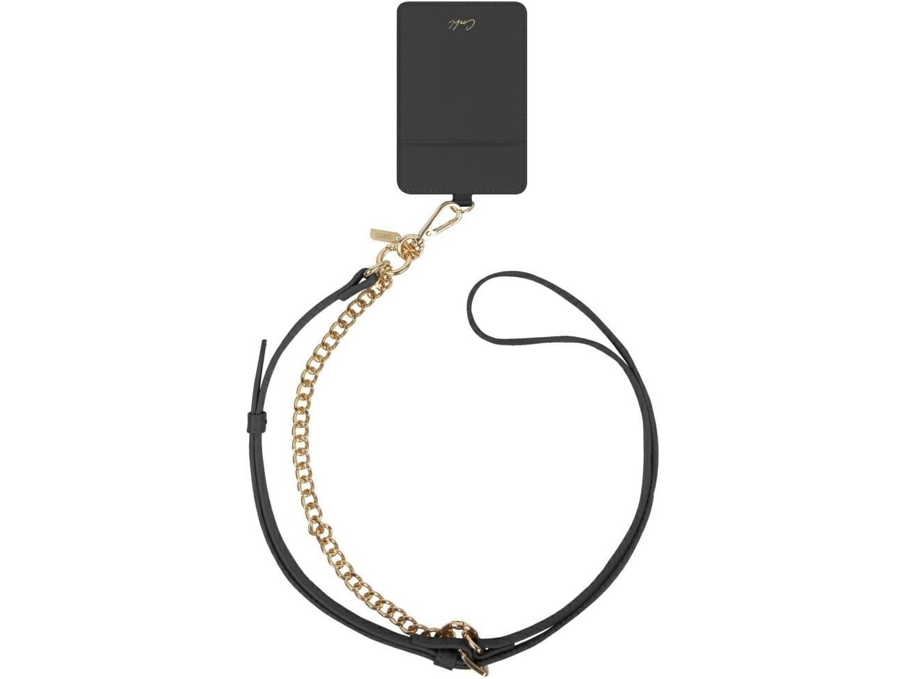 Uniq Universelles Handy-Lanyard 3-In-1 Coehl Caryne Mit Kartenetui Ebony