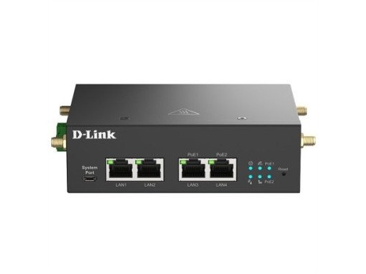 D-Link 5G Industrie M2m Poe+ Modem 4X10/100/1000 2Xsim 5G/Lte