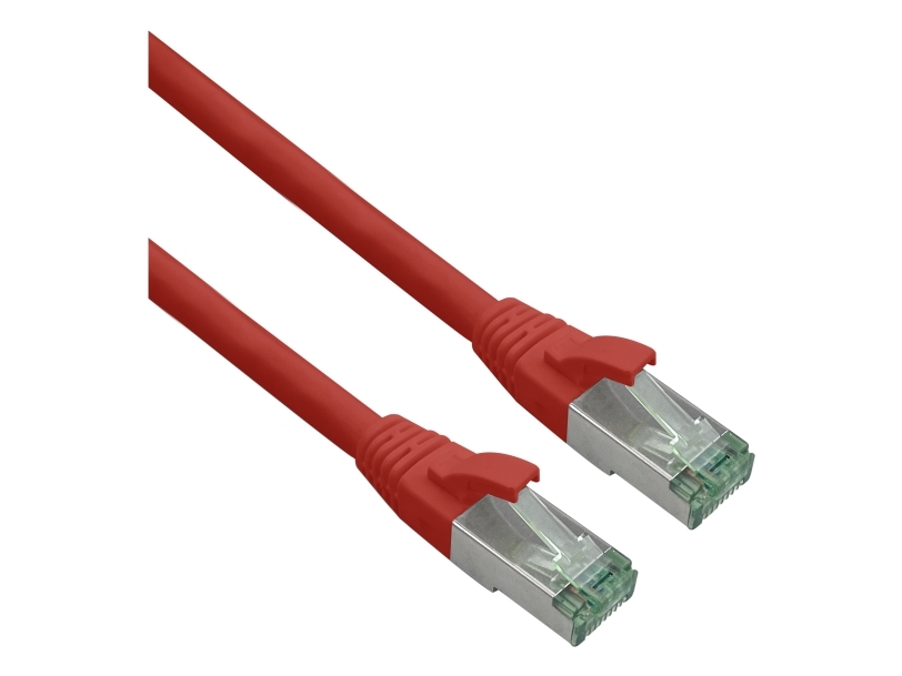 Helos 363765, 20 M, Cat7, S/Ftp (S-Stp), Rj-45, Rj-45, Rød