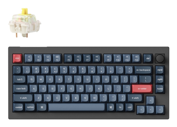 Tastatur Keychron Keychron V1 Max Gateron Banana Switch Trådløst Tastatur