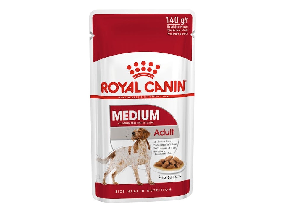 Royal Canin medium Adult våtfôr (10x140g)