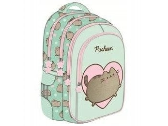 Backpack 27X39x12 1Zam 5Pocket Pusheen Mint Fol