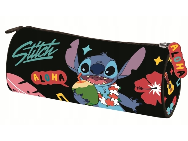 Tuba Pencil Case Stitch Black Aloha