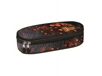 Padded Pencil Case With Inner Flap Volcanic Moon