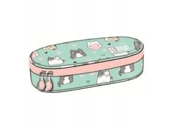 Padded Pencil Case With Inner Flap Charming Cats