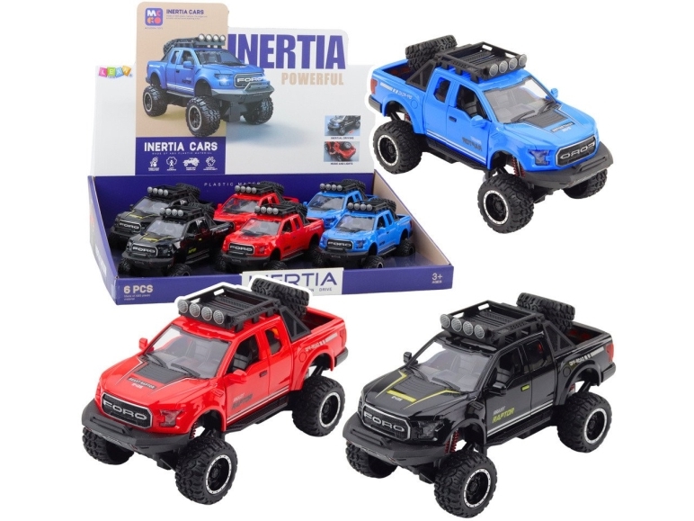 LeanToys terrängbil Raptor med öppningsdörrar, ljus och ljud | Leksaker - Radiostyrda leksaker - Bilbanor | GameStuff