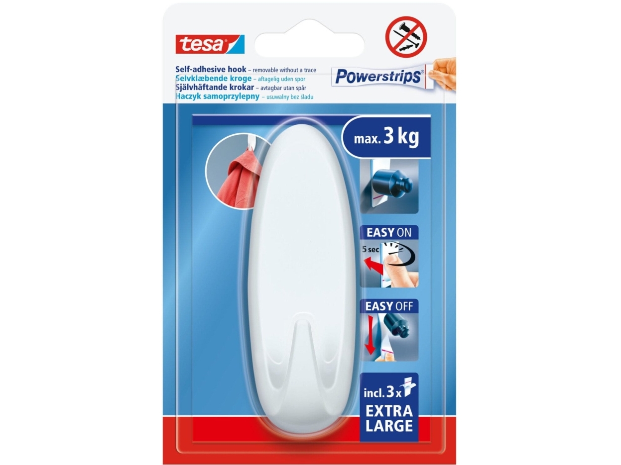 Tesa Tesa Powerstrips -Kroge Xl Oval