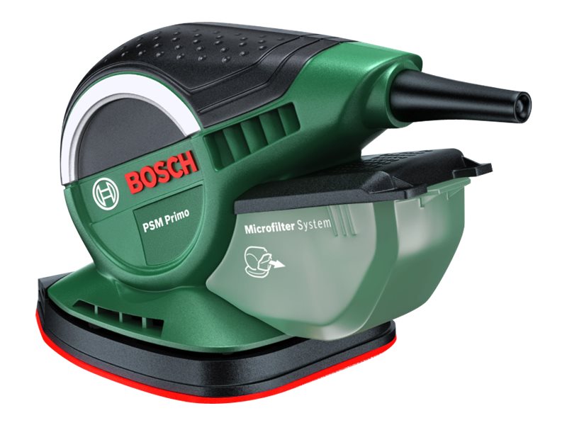 Bosch Psm Primo, Multischleifer, Velcro, Schwarz, Grün, Rot, Silber, 12000 Opm, 24000 Opm, 1,4 Mm
