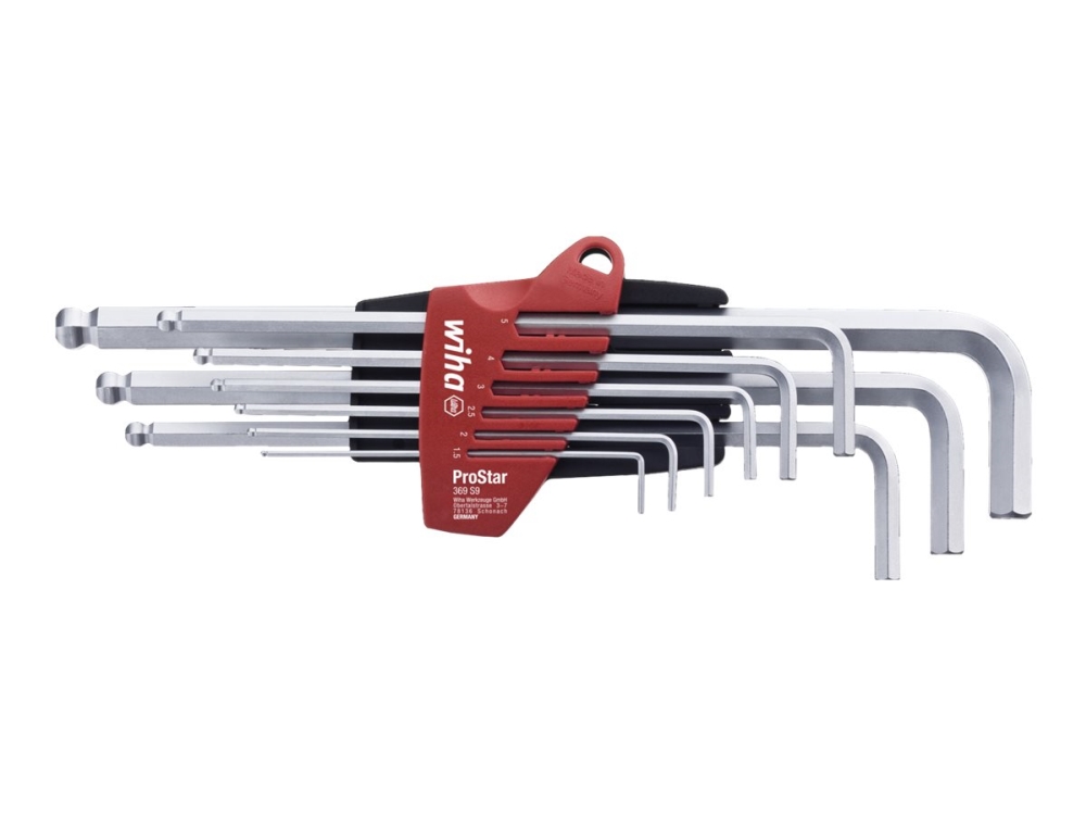 Wiha ProStar 369 - L-nyckelsats - 10 delar - i hållare | Verktyg & Verkstad - Skruvmejsel - Sexkantnycklar | GameStuff