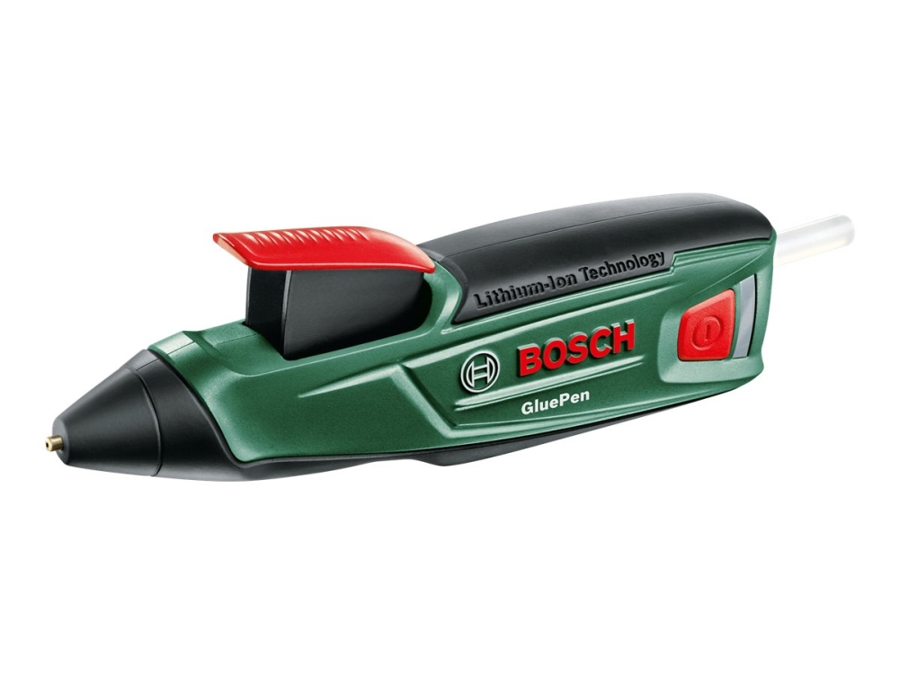 Bosch Gluepen, Heißklebstift, Schwarz, Grün, Rot, Metall, Kunststoff, Stein, Holz, 2 G/Min, 15 S, 7 Mm