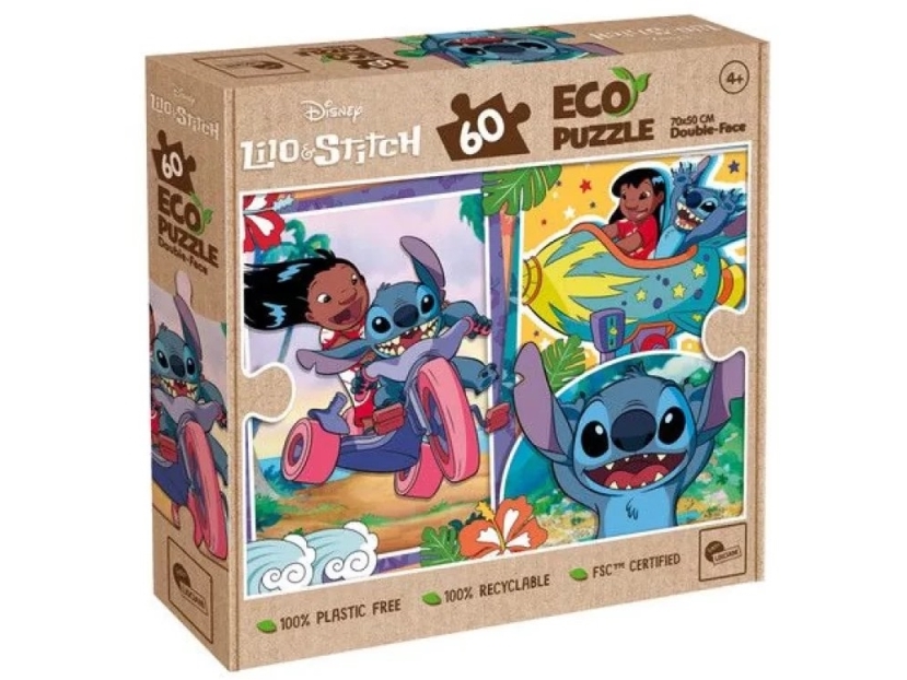 Lisciani Puzzle Eko* Beidseitig Stitch 60 Teile