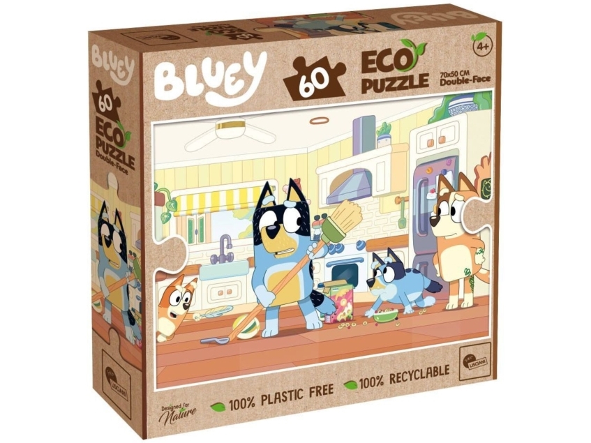 Lisciani Lisciani Puzzle Eko* Zweischichtig Bluey 60 Teile