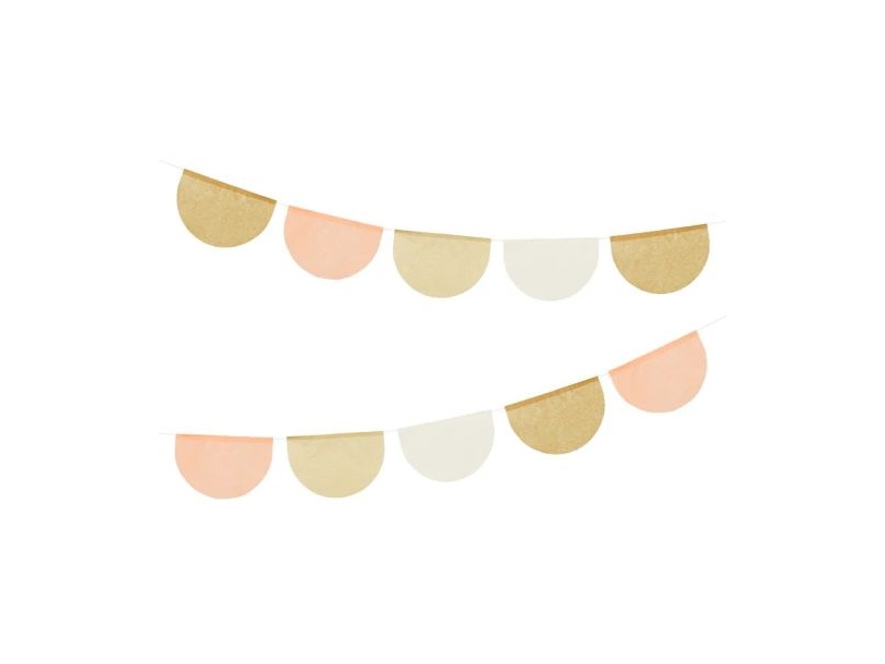 Beige Mix-Guirlande, 3 M