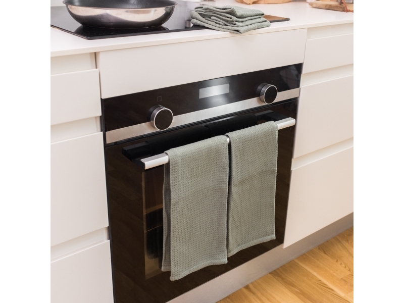 OlsenHome - Vaffel Viskestykker Duck Green 50x65 cm - 2 Stk