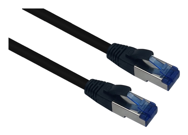 Helos 205592, 75 M, Cat6a, S/Ftp (S-Stp), Rj-45, Rj-45, Schwarz